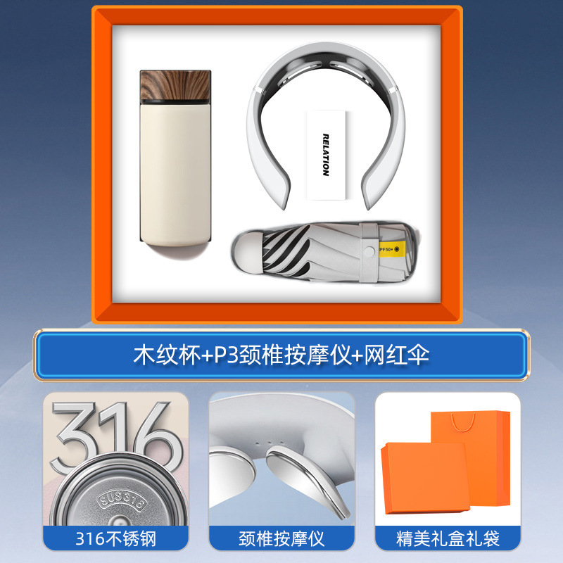 Juego de regalo de empresa Taza termo inteligente souvenirs Logotipo personalizado práctico para enviar a los clientes regalos de eventos de apertura