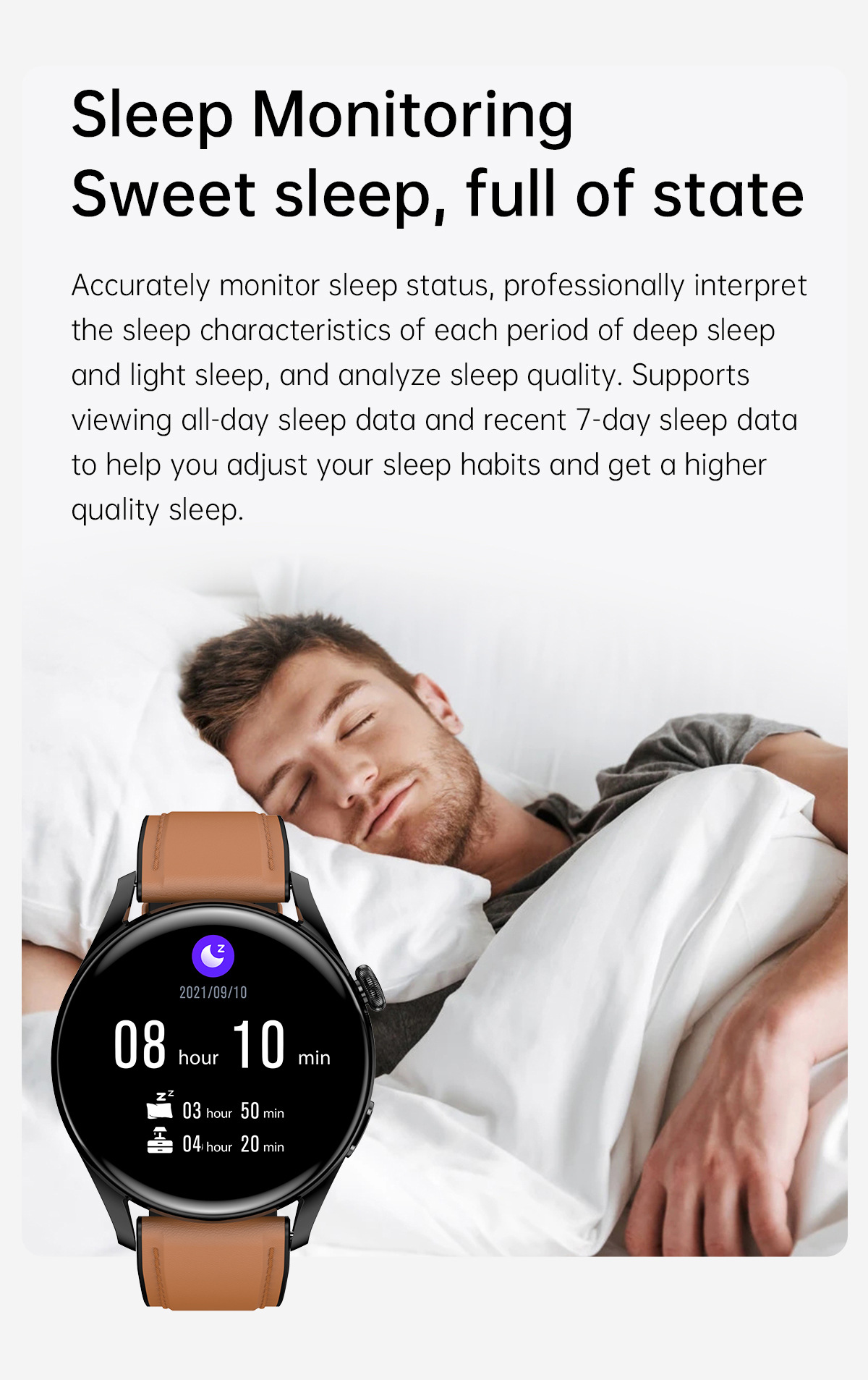 Orologio intelligente T33S Chiamata Bluetooth Temperatura corporea Sonno_voghion.com