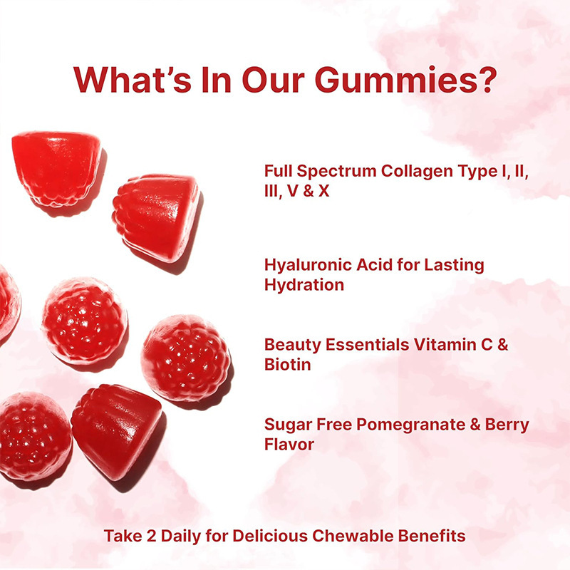 跨境热销亚马逊胶原蛋白软糖collagen gummies工厂代工OEM/ODM|undefined