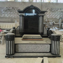 墓碑定制大理石单双人传统中式墓 清明石碑墓地石材园林雕塑