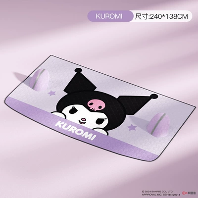 Sanrio Snow Cover for Car Windshield, Anti-Freeze Cover, Anti-Snow Cover, Winter Thickened Car Cover, Windshield Snow Cover (Car snow shield) - coolomi-enlarged-and-thickened-three-window-coverage