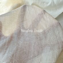 现货天丝提花面料镂空轻薄国风汉服布70g弹力小众肌理纹旗袍布料