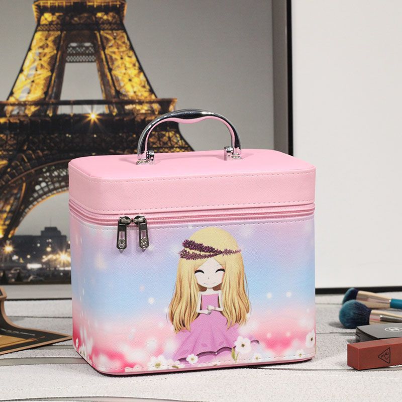 Caja grande de niña azul