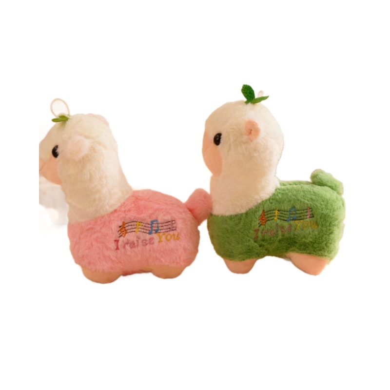 Música boutique cordero agarrar muñecas juguetes de peluche boda arrojar muñecas de alpaca movidas al por mayor transfronterizo