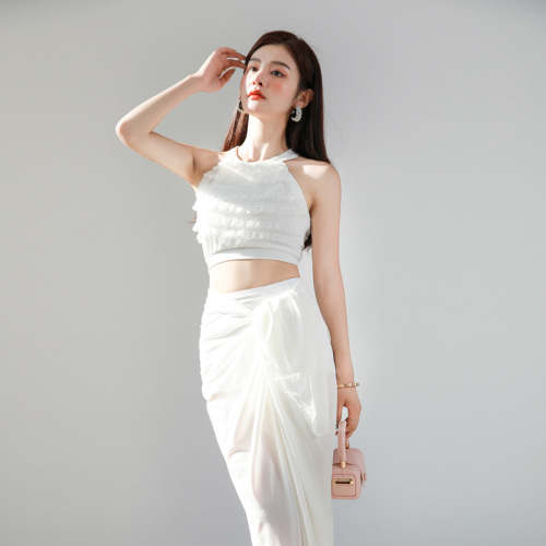 Bikini swimsuit women's summer split three-piece set Korean ins style sexy internet celebrity slimming vacation swimwear