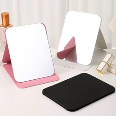 Pu皮鏡折り畳み女子学生は家庭用デスクトップ教室を立ち上げることができます。