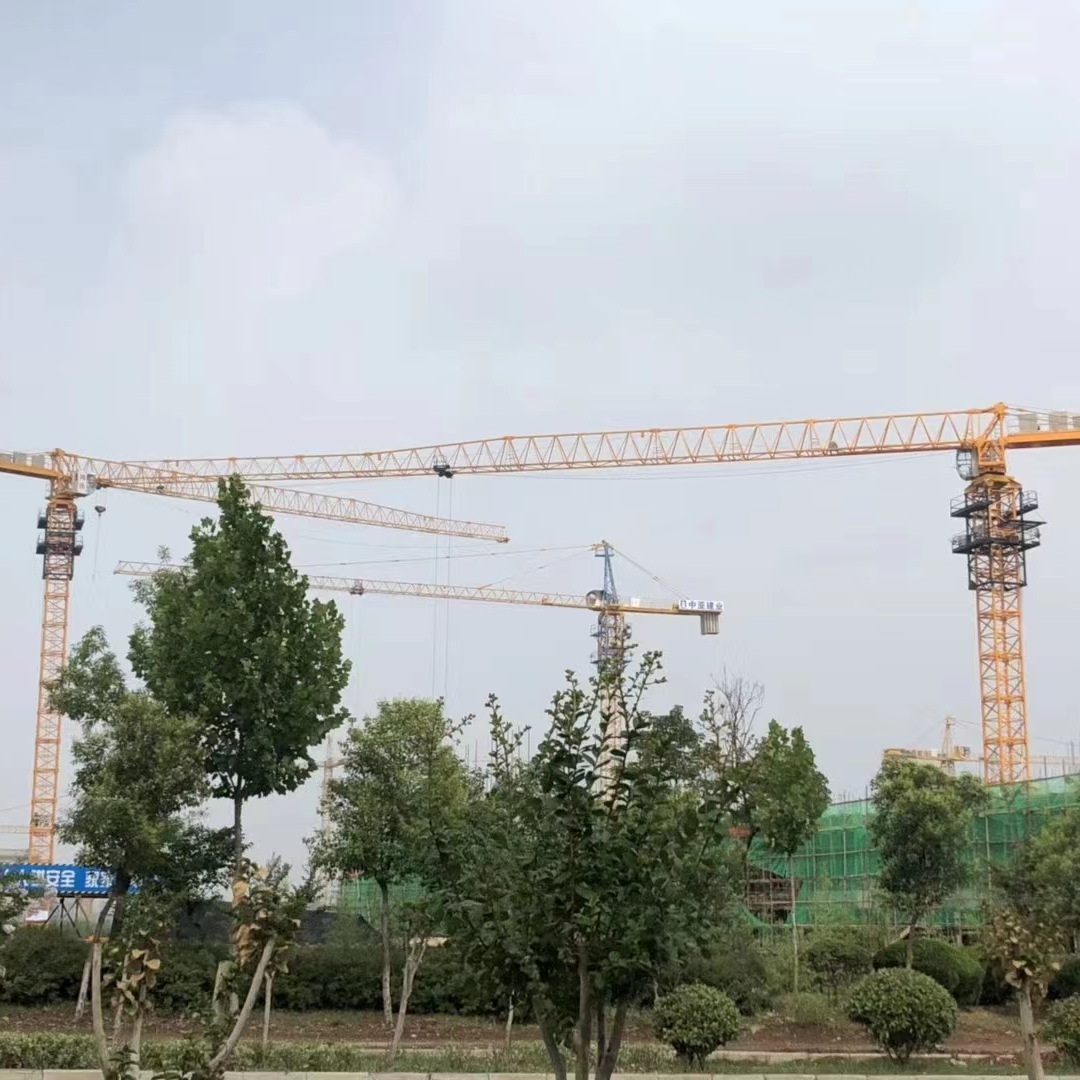塔吊工厂 30米臂长塔机40米高度吊机 10ton塔式起重机 电动划线机