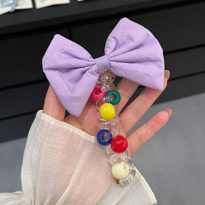 Línea telefónica trenzada transfronteriza, anillo para el cabello, perla, cabello trenzado recto, artefacto femenino, cola de caballo alta, burbuja, cabello trenzado, cuerda, accesorios para el cabello