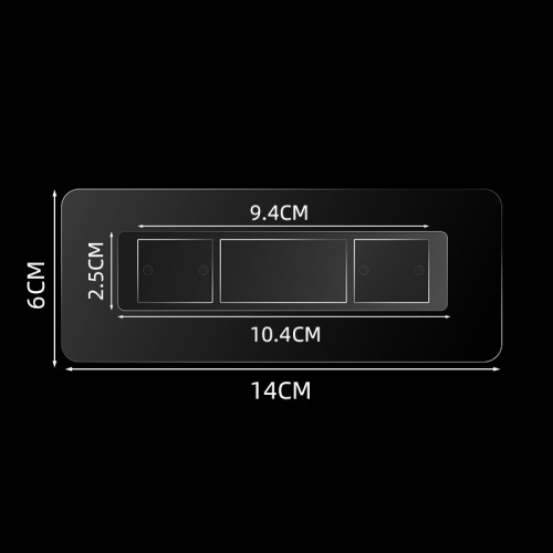 Long strip buckle, strong traceless storage rack buckle accessories, adhesive hole-free hook, nail-free sticker cross-border