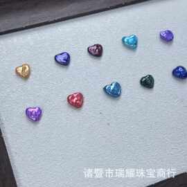 诸暨天然淡水珍珠爱心彩色巴洛克裸珠异形强光无孔源头厂家批发