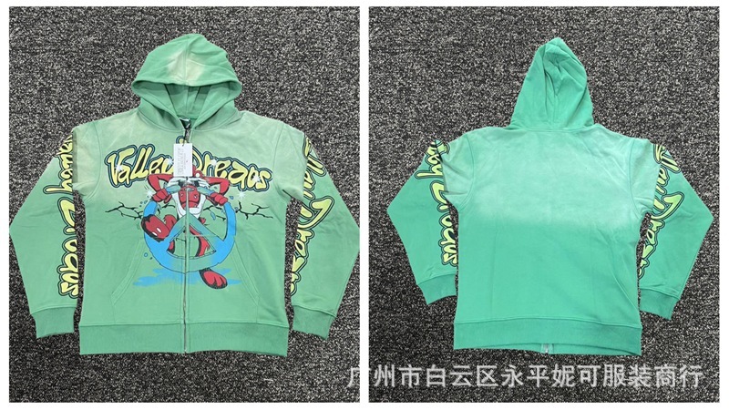 2025新款欧美跨境VALLEY Hoodie美式潮连帽拉链卫衣外套运动长裤|undefined