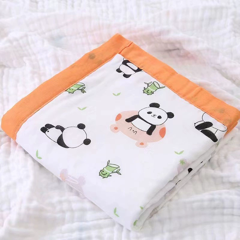 Children's gauze soft bath towel, duvet for new born, water absorbent