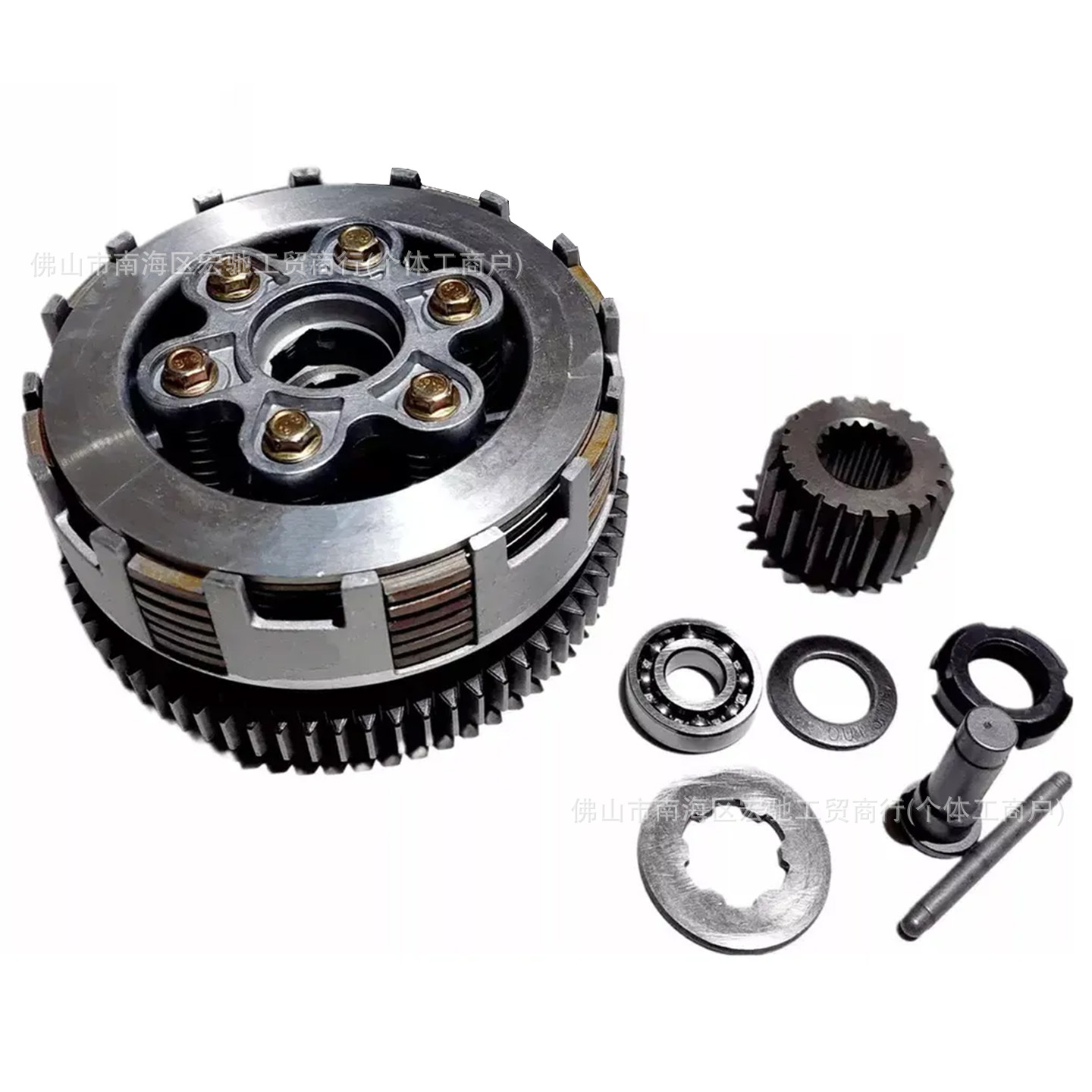 Mexico Meikeduo Motorcycle Parts Clutch Assembly Ft/Cg150 6-Pole 6-Plate Dm200 Rt250Zs