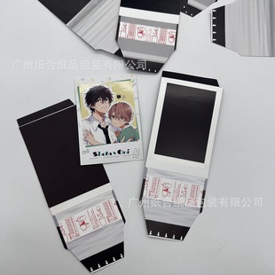 Customized Anime Peripheral Polaroid-Style Peel-And-Stick Cards, Blind Box Live Unboxing Cards, and Tear-Off Fun Cards