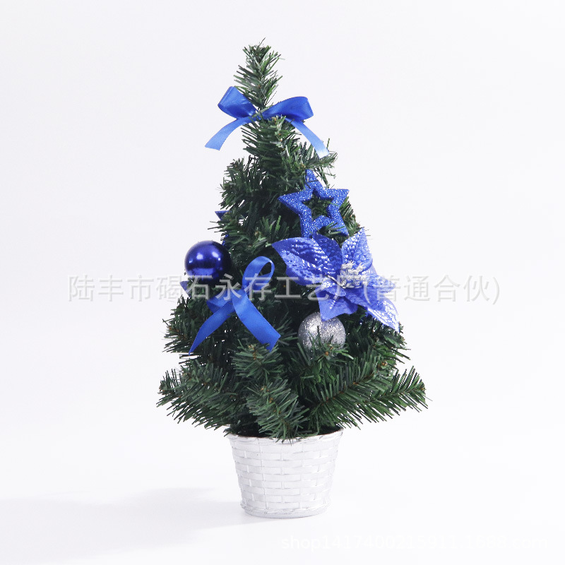 Navidad árbol decoración fábrica directa mini árbol artificial decoraciones familia Navidad regalos 20cm