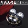 Universal silver needle, double-sided earrings from pearl, silver 925 sample, wholesale