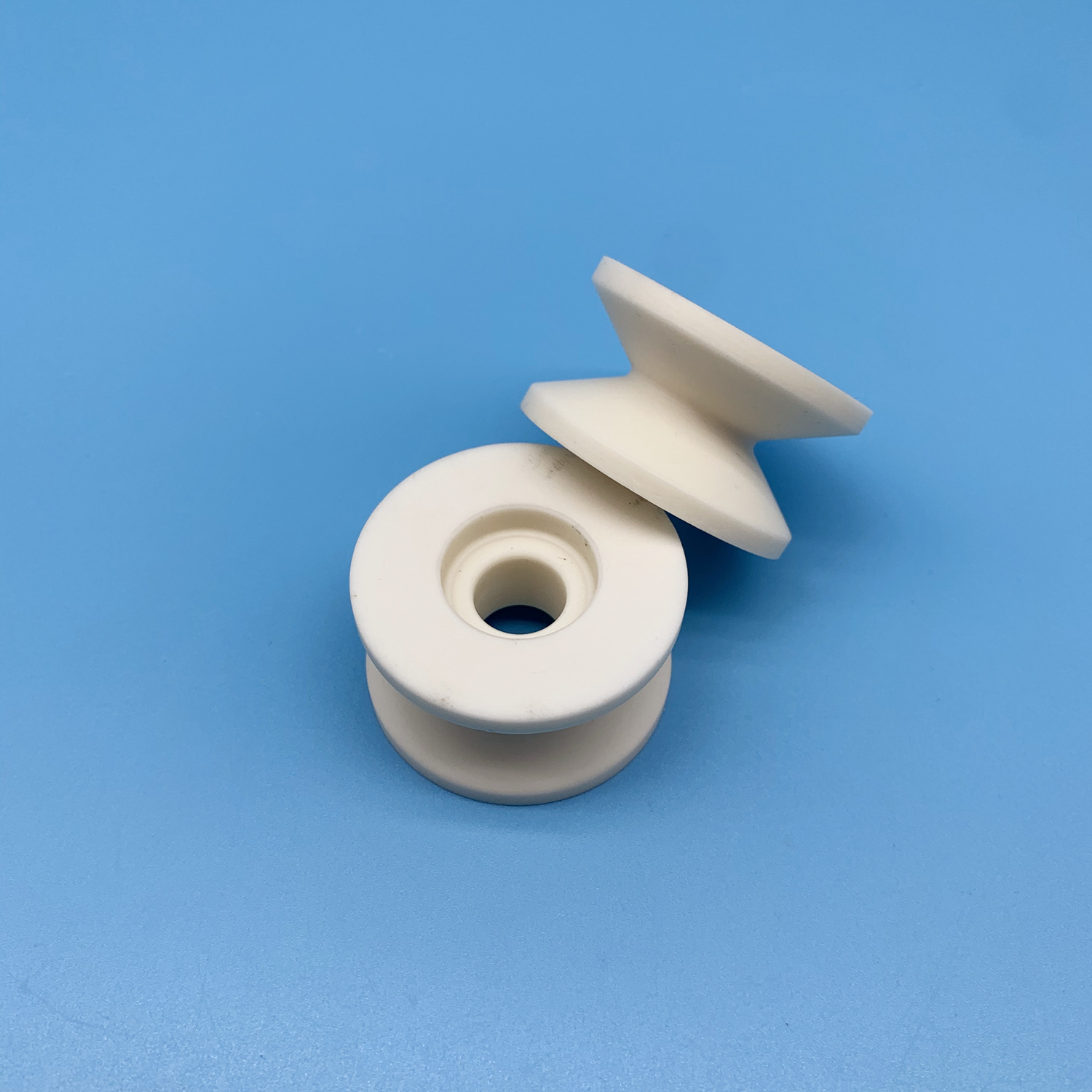 95氧化铝陶瓷 99瓷导丝轮  纺纤机用氧化锆陶瓷导丝轮