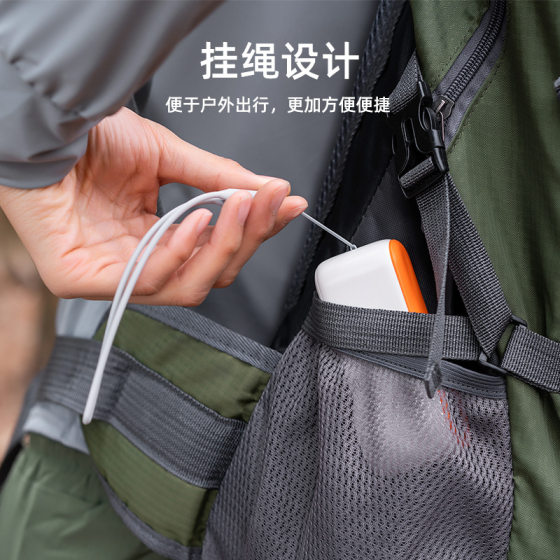 New outdoor portable small fan can be five-speed high-speed digital display high-speed handheld turbine large wind mini fan