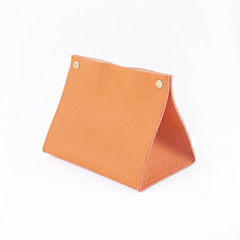 Creative Home Internet-Famous Tissue Box in Instagram Style for Living Room and Dining Room — Litchi-Grain Cowhide Napkin Storage Bag