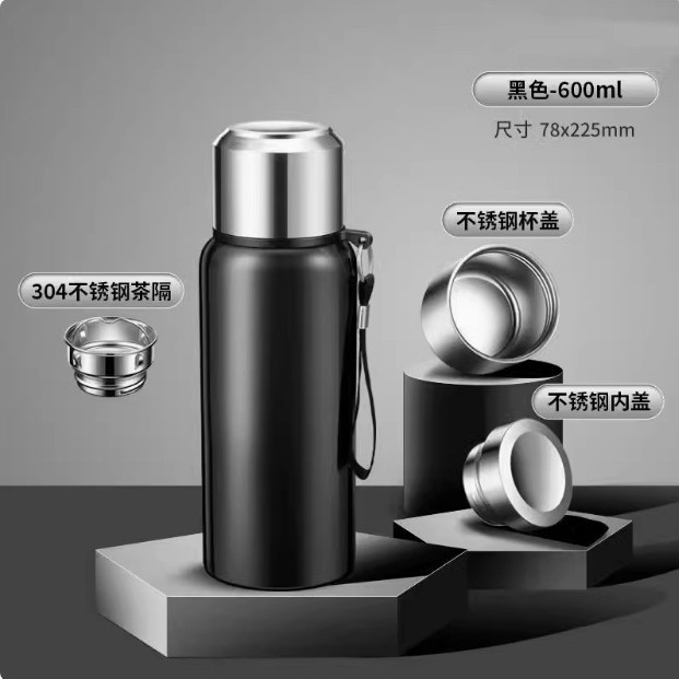316 taza de acero inoxidable de acero resistente a la caída todo el acero para hombres viaje al aire libre montañismo taza de agua portátil de gran capacidad