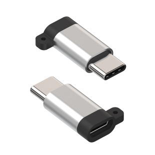 Aluminum alloy Android V8 mother seat to Type-C data charging adapter suitable for Apple Samsung mobile phones