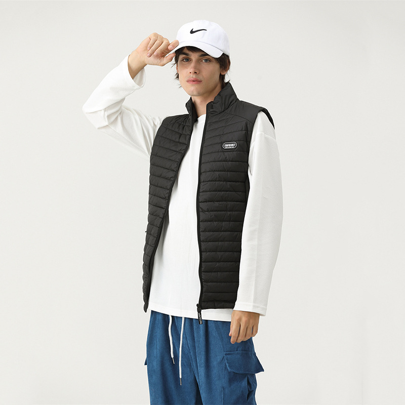 Chaleco de Algodón Acolchado para Hombre de Poliéster para Uso Casual image 3