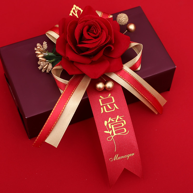 Boda ramillete familia boda dama de honor suministros novio novia creativo conjunto completo no flor dama simulación placket