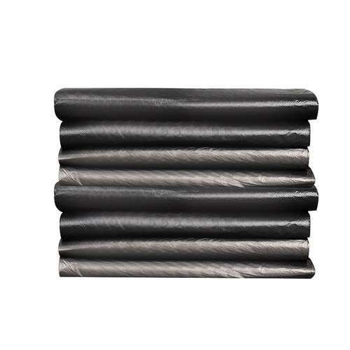 Food disposable rectangular black two-color clothing non-transparent PE new material smiling bag