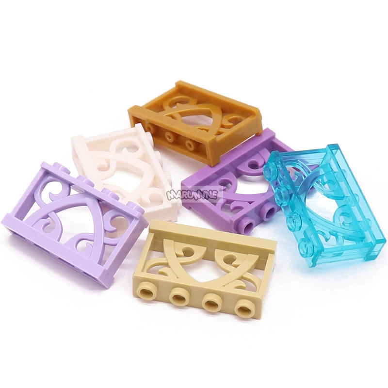 domestic small particle building blocks совместимы с универсальными запчастями 19121 1x4x2 вырезанные полые перила 0.1KG