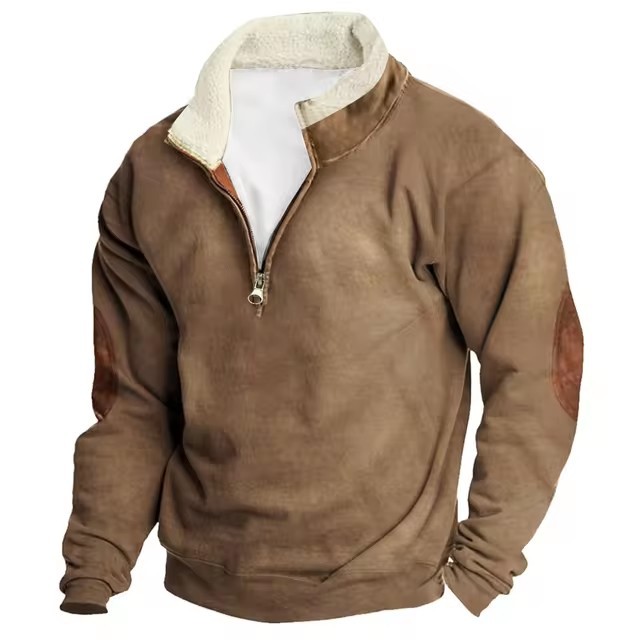 Classic retro velvet hoody