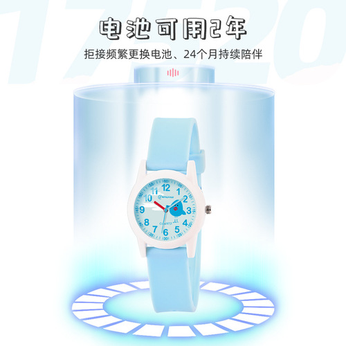 Cute new pastoral children's toy watch primary school student cartoon printed quartz watch women's watch waterproof row needle women's watch