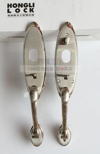 Hongli Lock Stainless Steel Door C-Level Lock Cylinder Floor Lock Door Anti-Theft Door Lock Large Handle Pull Handle Lock Body