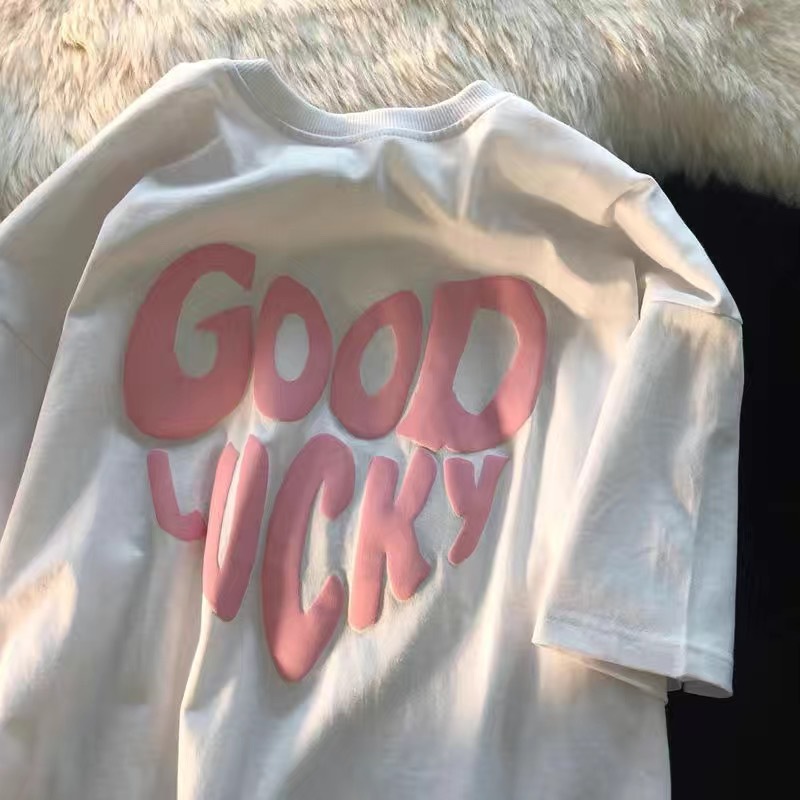 Camisetas de manga corta para hombres y mujeres, estilo corto para adolescentes, camisetas modernas para mujeres de celebridades de internet, estilo de moda informal y versátil para hombres.