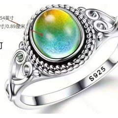 アマゾンの新しいジュエリーヨーロッパとアメリカのリングファッション個性オーバル女性ニッチリングジュエリー卸売