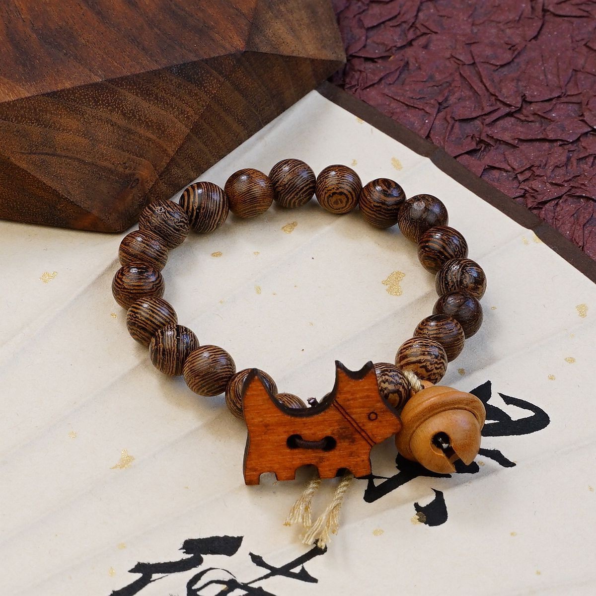 Jingdezhen pulsera de cerámica de verano mujer alta sensación galletas serie de gatos nicho diseño universal pulsera alta sensación