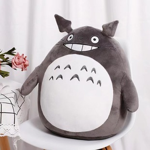 New creative gift super soft cute Totoro holding mascot doll plush toy wholesale gift for girls and children