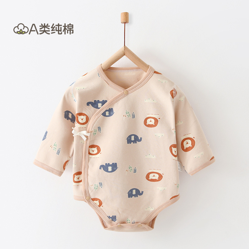 Ropa de bebé, ropa de rastreo para recién nacidos, ropa de bebé Anyang, ropa de bebé para bebés de cuatro estaciones, un abrigo de verano de algodón puro