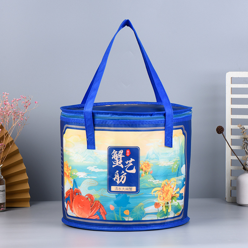 生鲜冷藏铝箔保温袋定 制手提铝箔打包保温包无纺布外卖野餐包