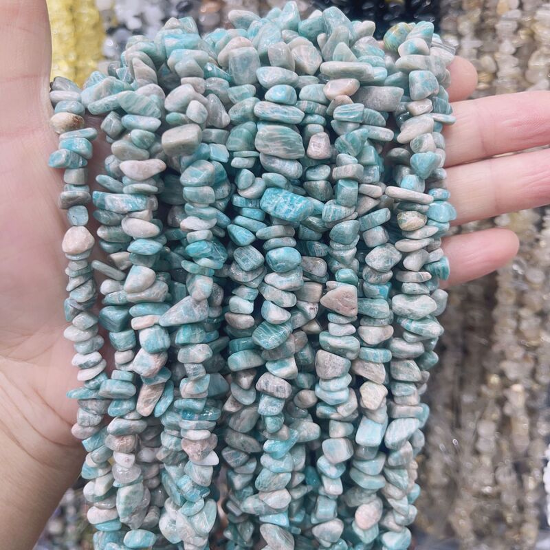 天然石砂利diyアクセサリーアクセサリー長鎖紫水晶瑪瑙半製品カラー不規則穴あきビーズ|undefined