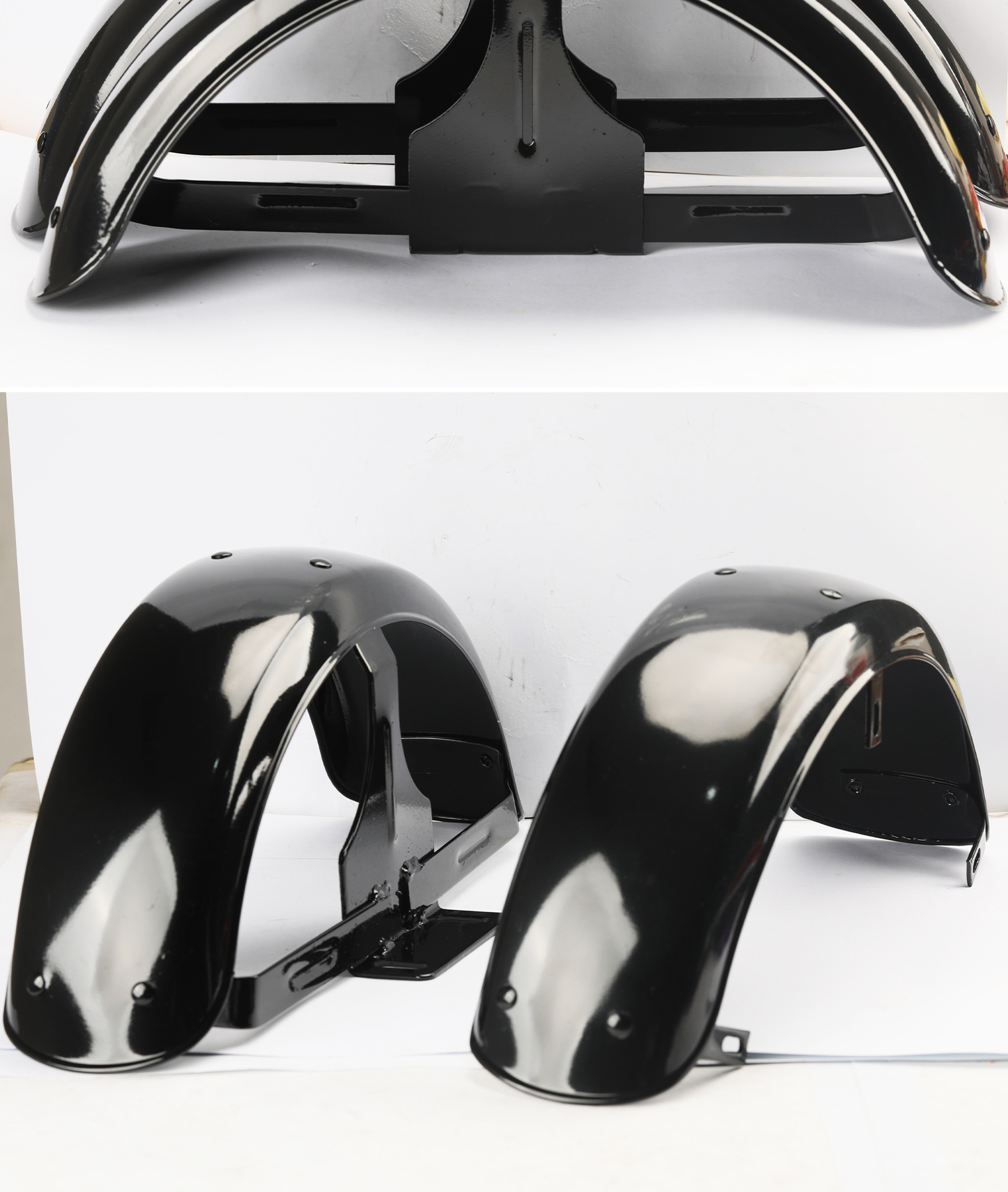 Elderly Leisure Tricycle Rear Fender Thickened Carbon Steel Universal Left and Right Waterproof Board 10/ 8inch Thickened Mudguard