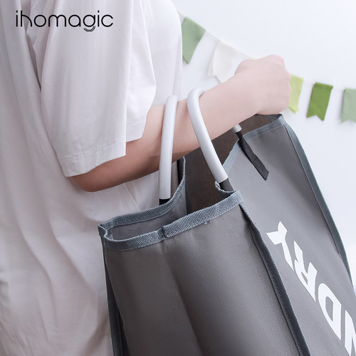 Oxford fabric laundry bag with dirty clothes basket, portable and foldable storage bag, minimalist miscellaneous organization bag