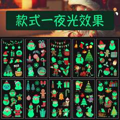 Wholesale New Cartoon Christmas Luminous Children's Tattoo Stickers Party Disposable Tattoo Stickers