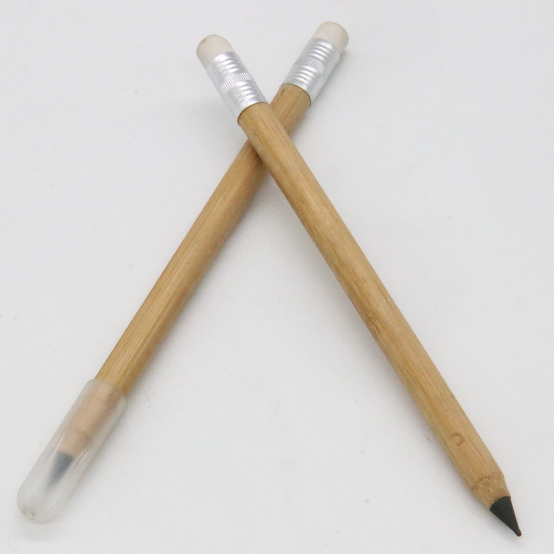 Lápiz de madera de alto aspecto estudiante suministros de oficina de fábrica al por mayor HB lápiz de plomo láser logo