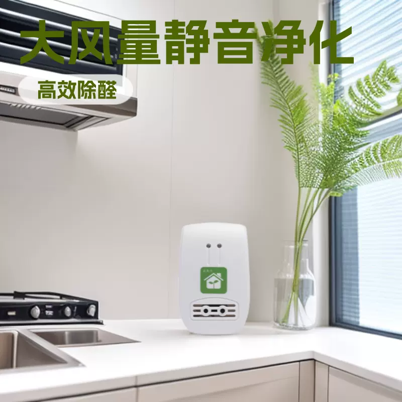 壁挂负离子发生器小型家用除异味空气净化器雾霾棋牌室净烟净味