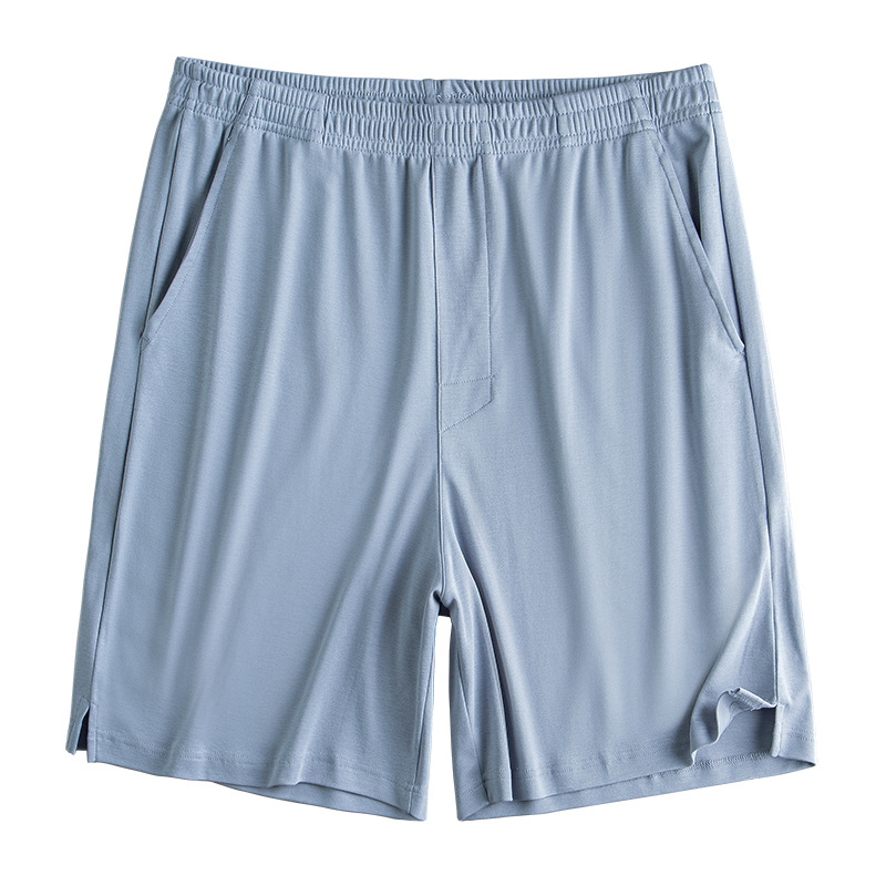 Agua suave Tencel algodón primavera y verano de los hombres pantalones cortos de los hombres antibacterianos de los deportes ocasionales de punto desgaste exterior niños pantalones de pijama al por mayor