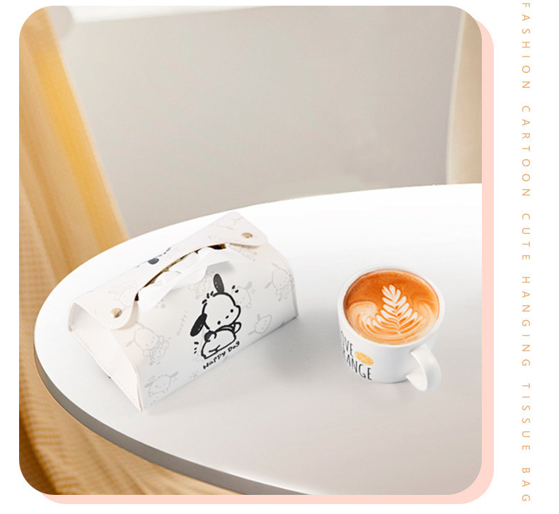 Winnie the Pooh Creative Car Tissue Box Hanging High-End Cute Female Armrest Box Car Storage Tissue Box