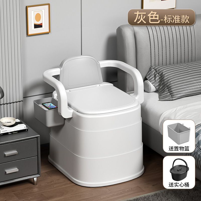 inodoro portátil para mujeres embarazadas y ancianos, asiento de inodoro, asiento doméstico, inodoro de dormitorio, inodoro