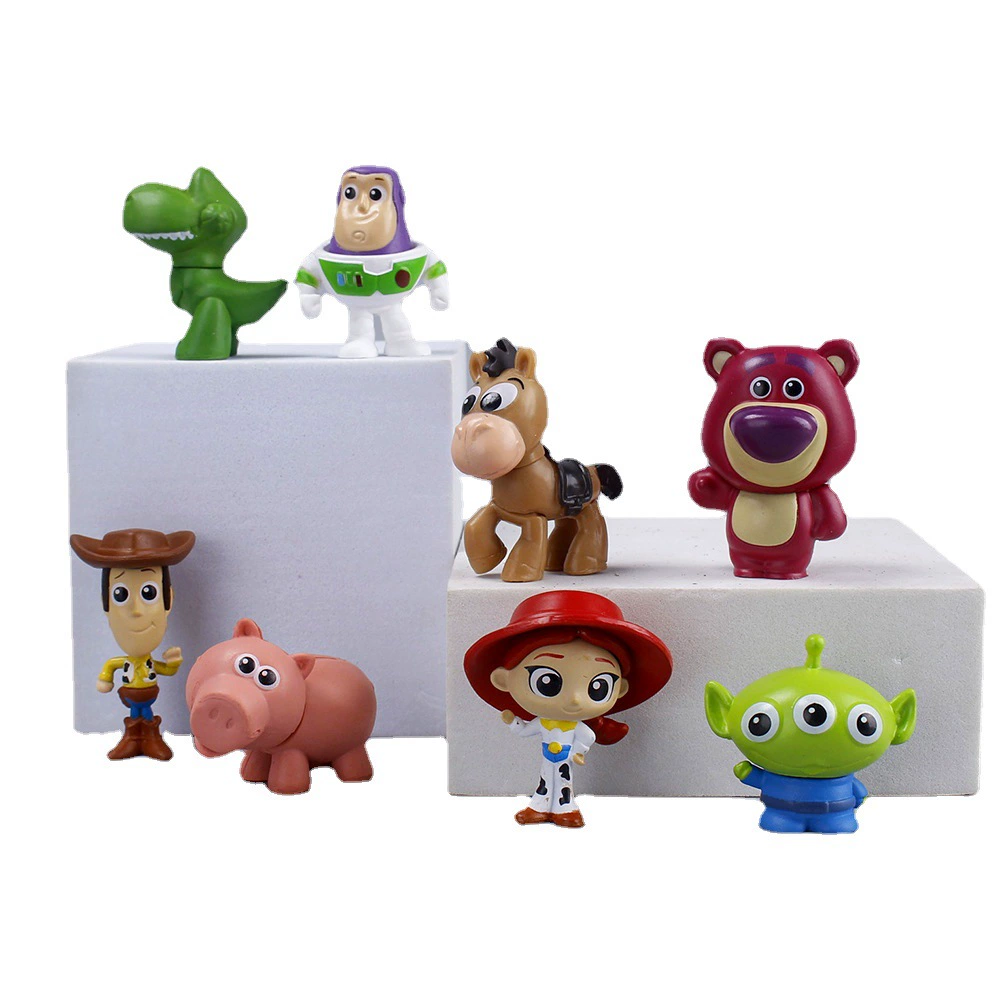 Мультяшная игрушка, набор, детская клубника, 8 штук, наряжение