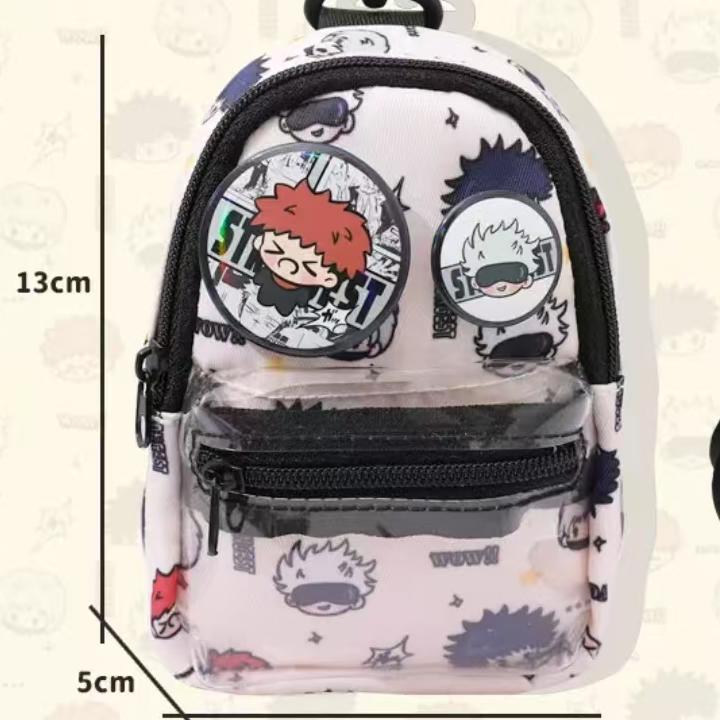 Mochila pequeña multifunción con diseño de capibara - Incluye monedero y bolsillo para auriculares - Estilo cartoon - Para organizar objetos pequeños