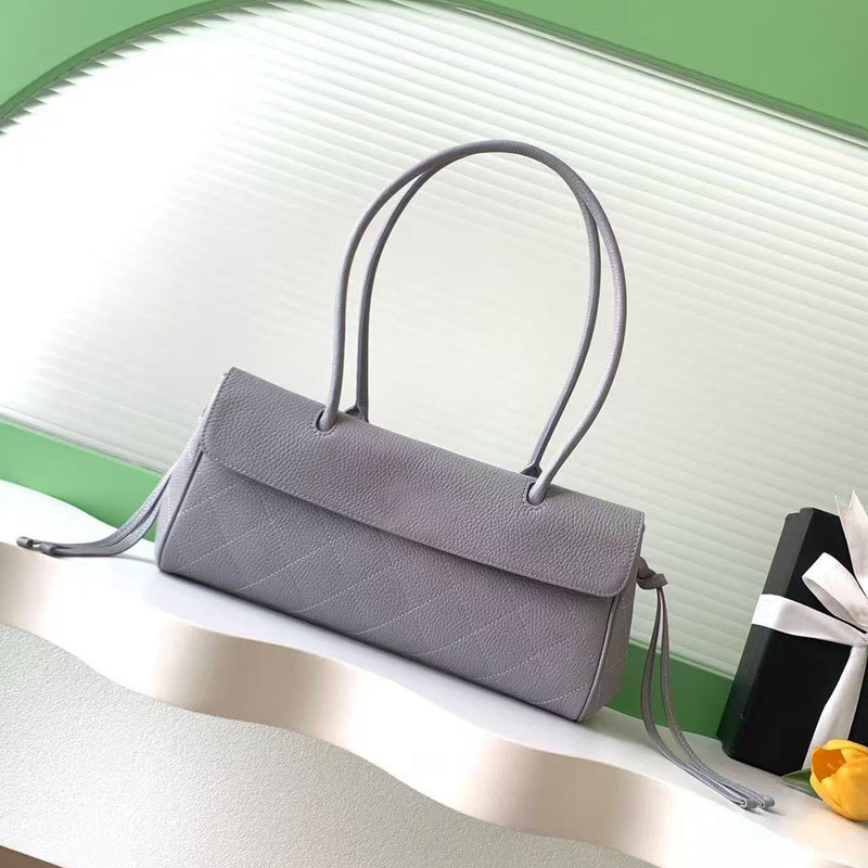 High-End Version 26S New Tweed Baguette Bag, Same Style as Ha Yoon-Jin, Underarm Bag, Handbag, Cowhide Tote Bag for Women